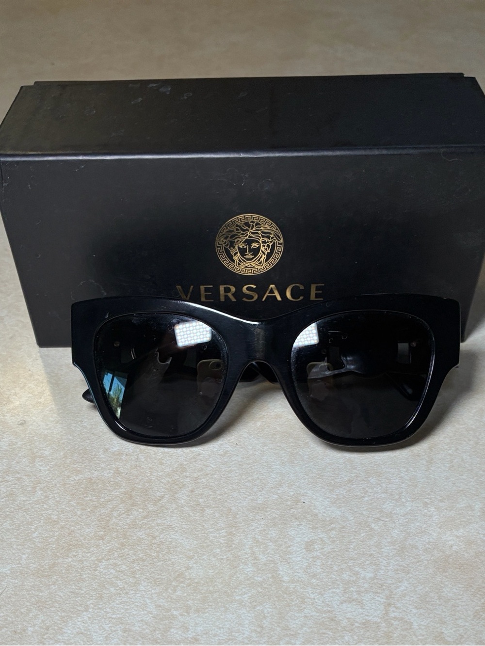 Versace Medusa Biggie VE4425U Sunglasses Black Sunglasses